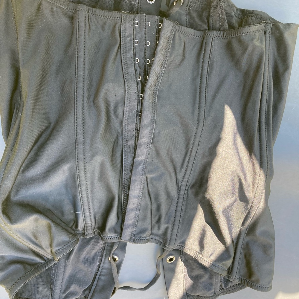 Elegant Black Corset Top